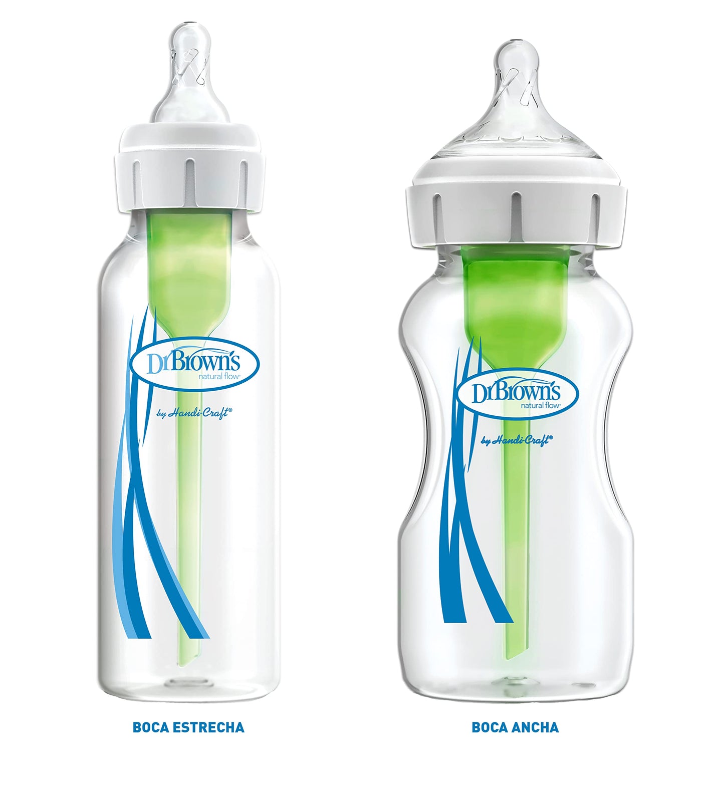 Dr. Brown’s Options+ koolikuvastane lutipudel 270 ml, roosa (0+)