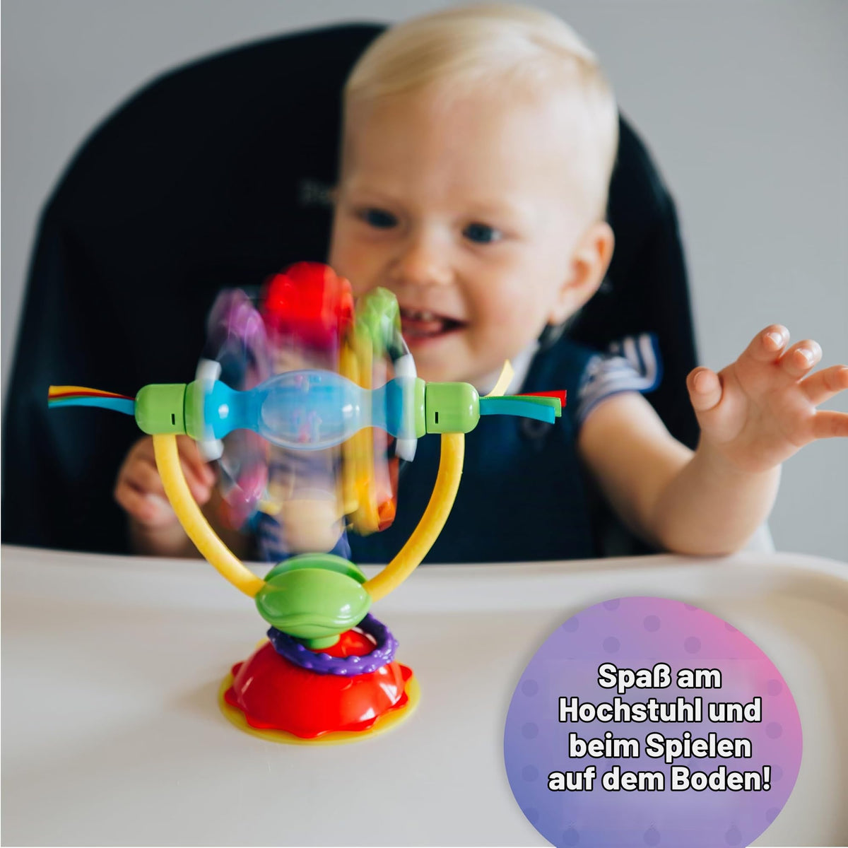 Playgro pöörlev kõristi iminapaga, alates 6 kuust
