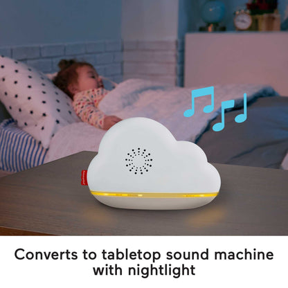 Fisher-Price Calming Clouds muusika- ja valguskarussell, 2-ühes: voodikarussell ja öövalgusti