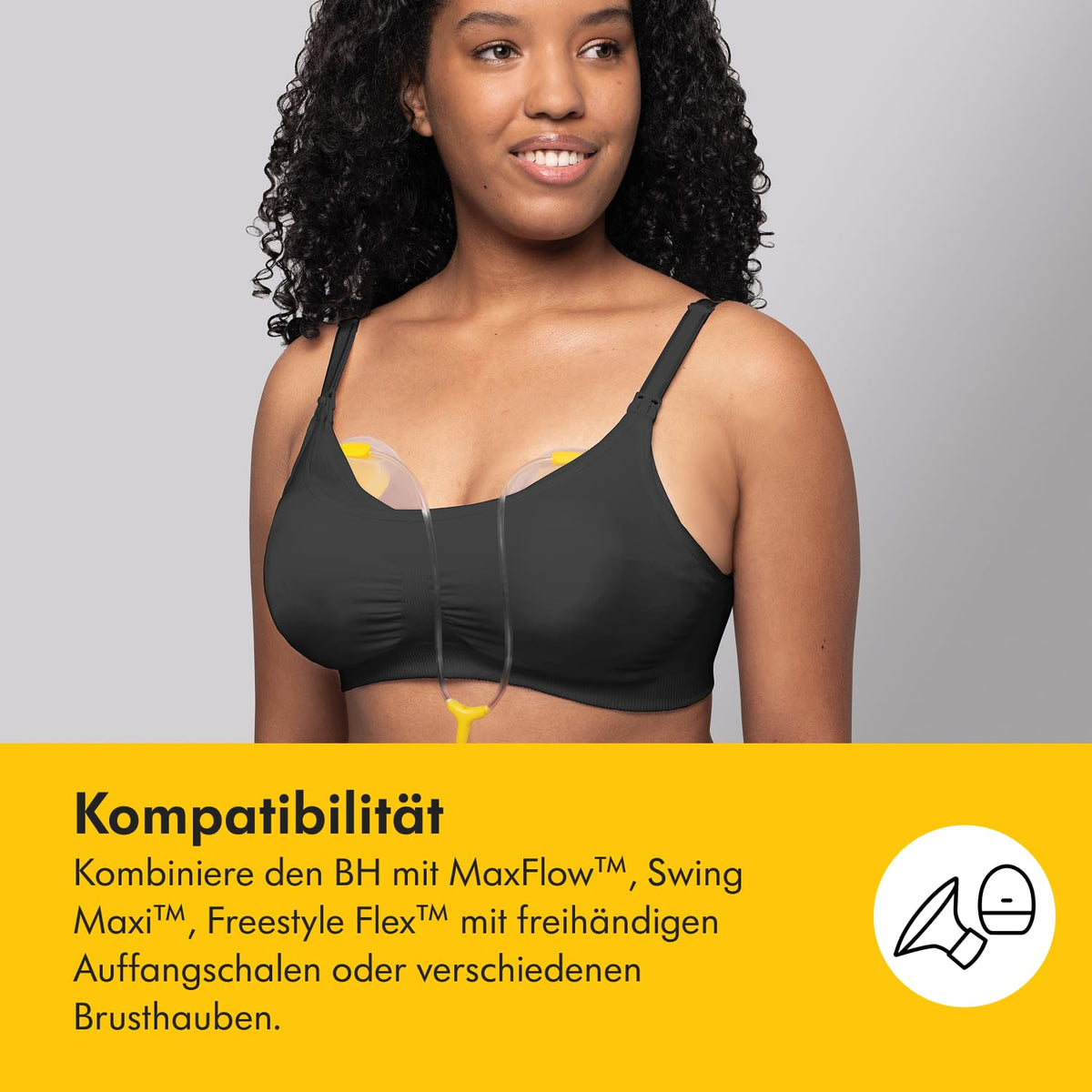 Medela 3-in-1 imetamis- ja pumpamisrinnahoidja, valge