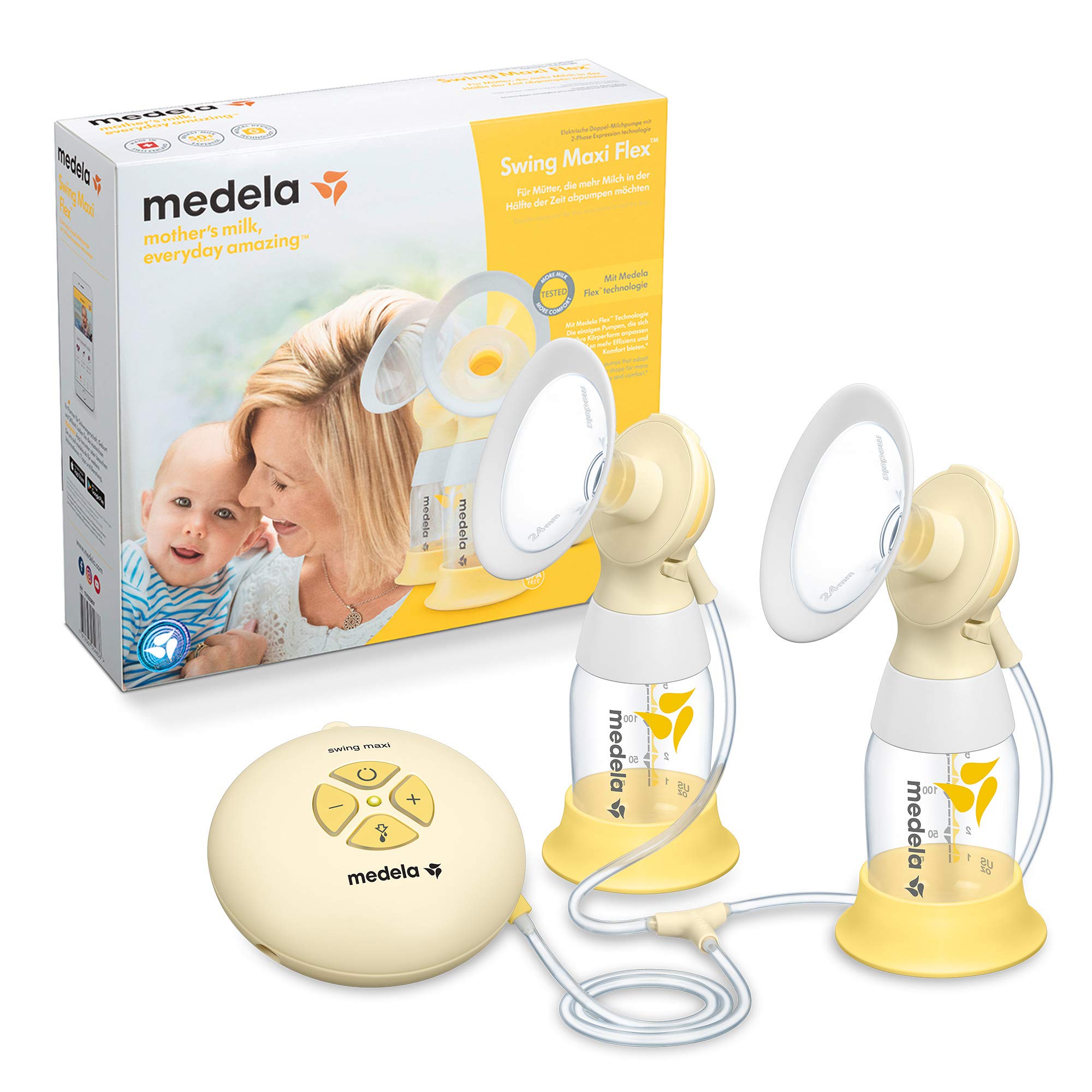 Medela Swing Maxi Flex double electric breast pump, two-phase