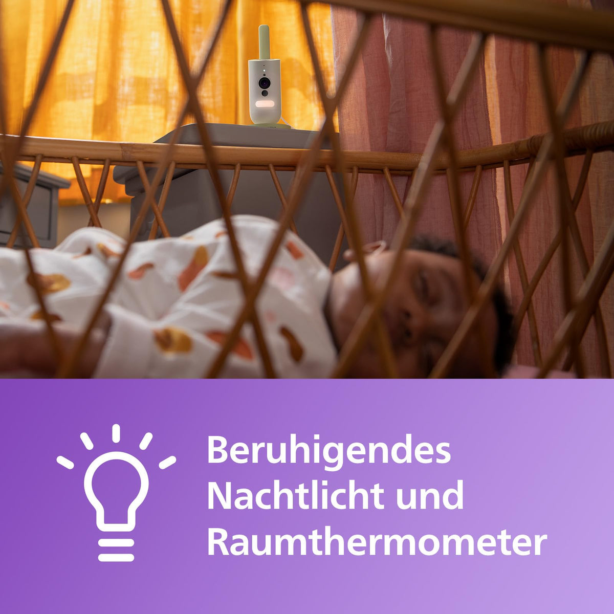 AVENT Philips Connected beebimonitor SCD643/26, rakendusega, valge