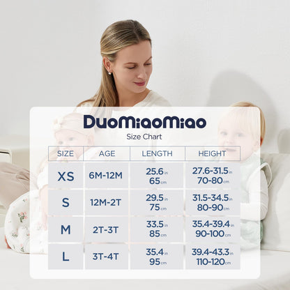 Duomiaomiao unisex beebide magamiskott jalgadega, suurus L, puuvill, kevad/suvi (2tk)