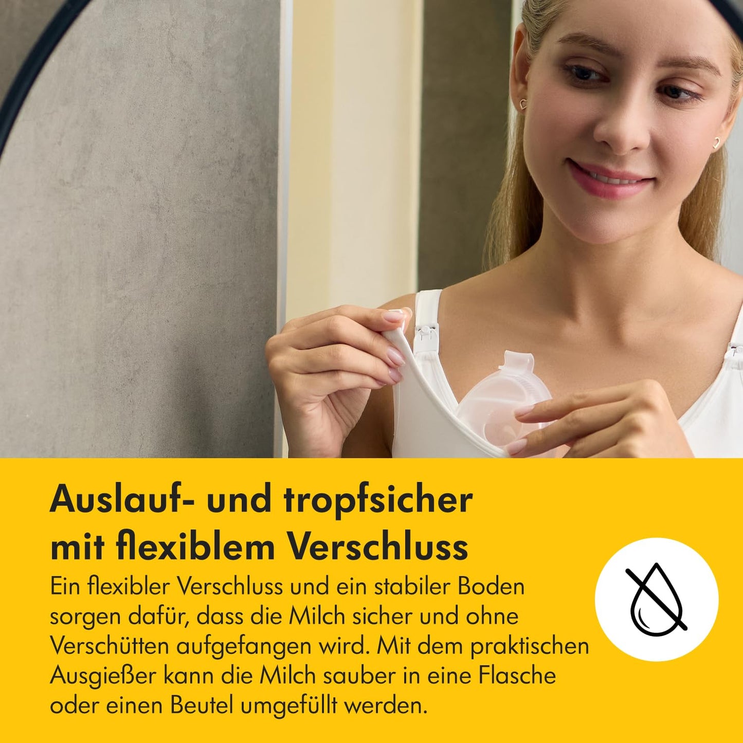Medela InBra rinnapiima kogumiskestad, 30 ml, läbipaistev