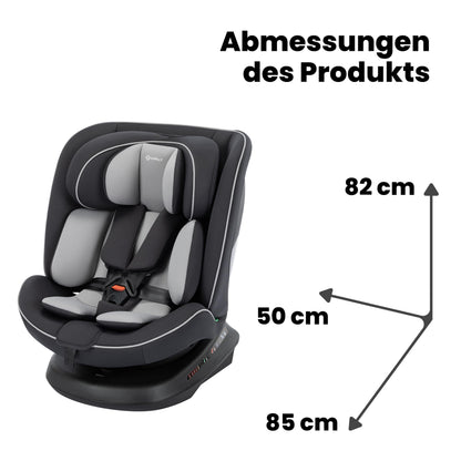 Safety 1st Cosmo i-Safe pööratav turvatool, 0-12 a, 40-150 cm, must