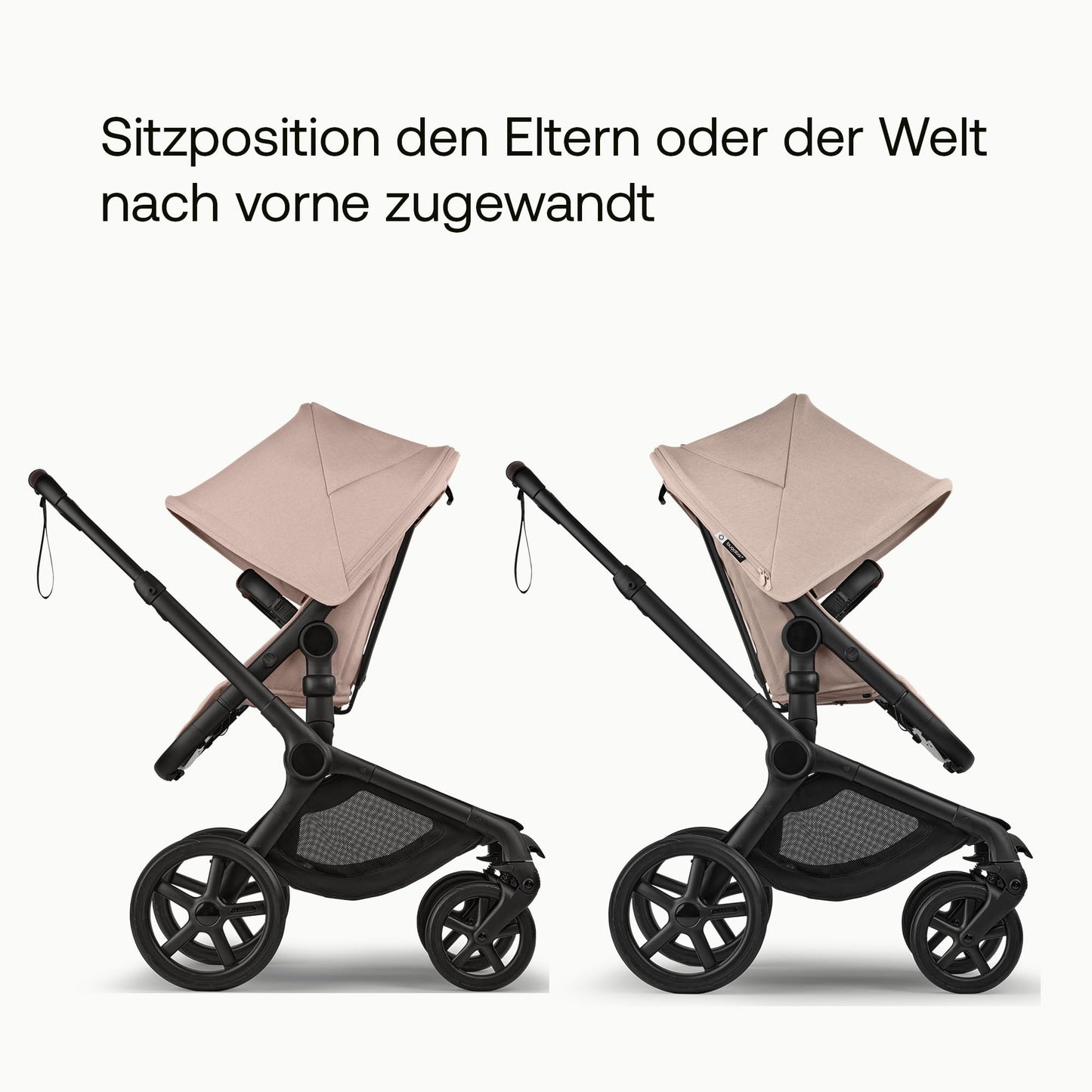 Bugaboo Fox 5 Renew 2-ühes lapsevanker, Desert Taupe Melange, 0+