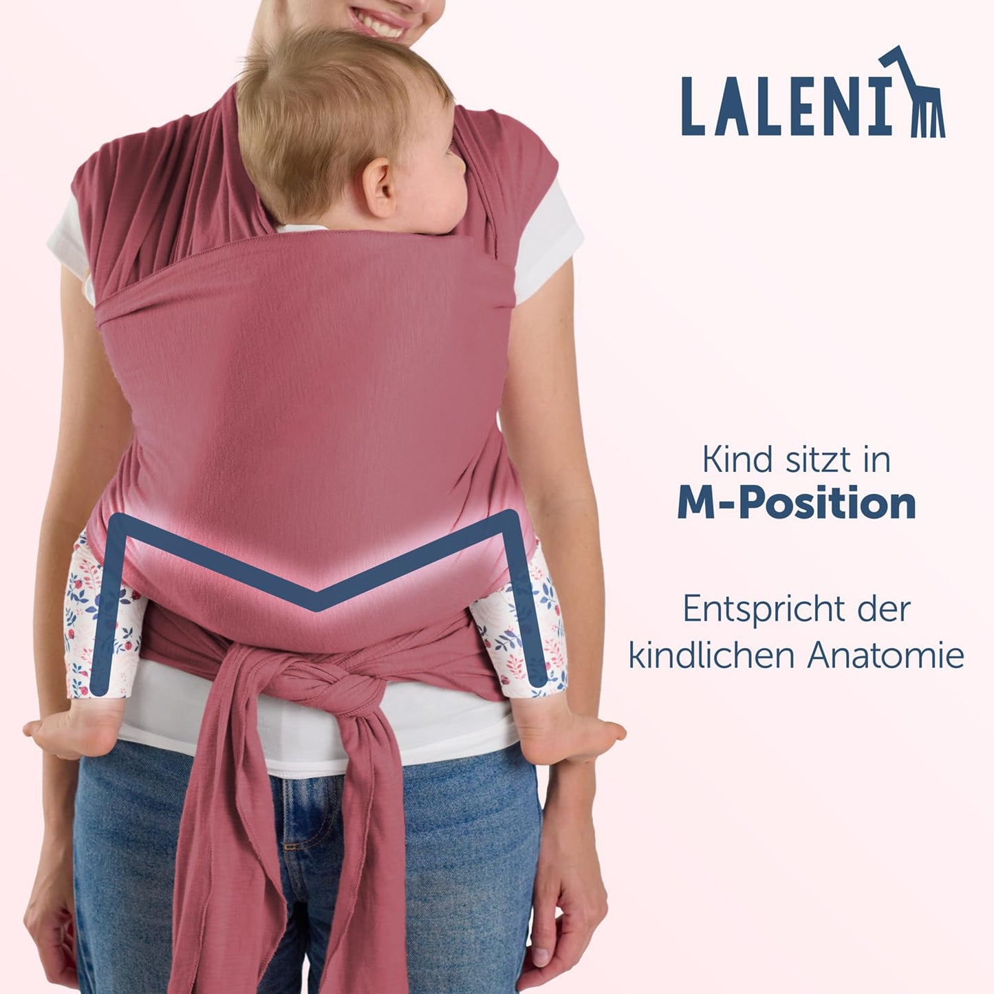 Laleni kandelina punane, 5,10 m, vastsündinutele kuni 15 kg