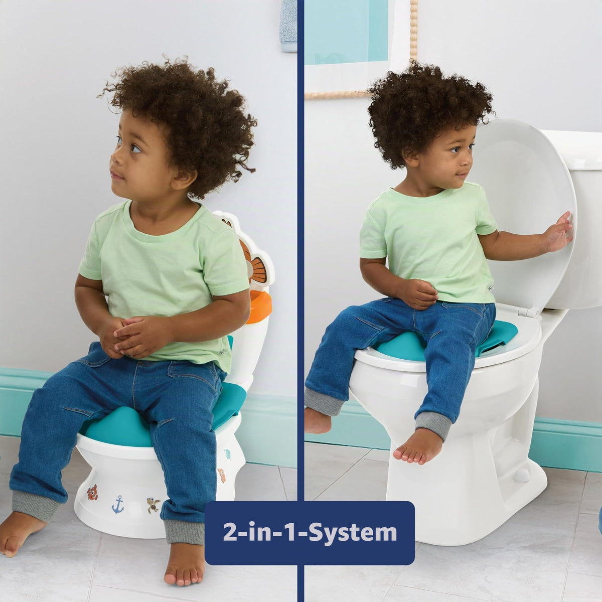 Bright Starts potiiste My Size 2-in-1 Disney Baby Findet Nemo, sinine, 18+ kuud