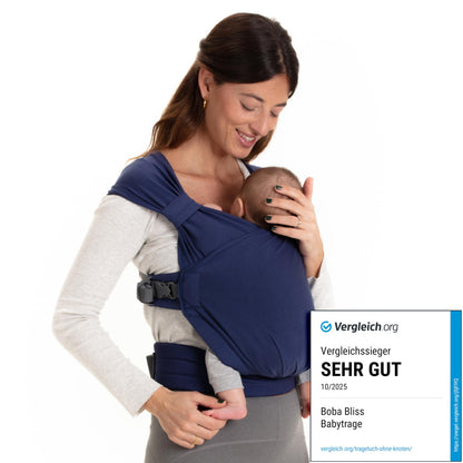 Boba Bliss 2-ühes beebikandekott, mereväesinine, vastsündinust kuni 16 kg