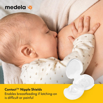 Medela Contact rinnanibukaitsmed silikoonist, 20 mm, 2 tk, läbipaistev
