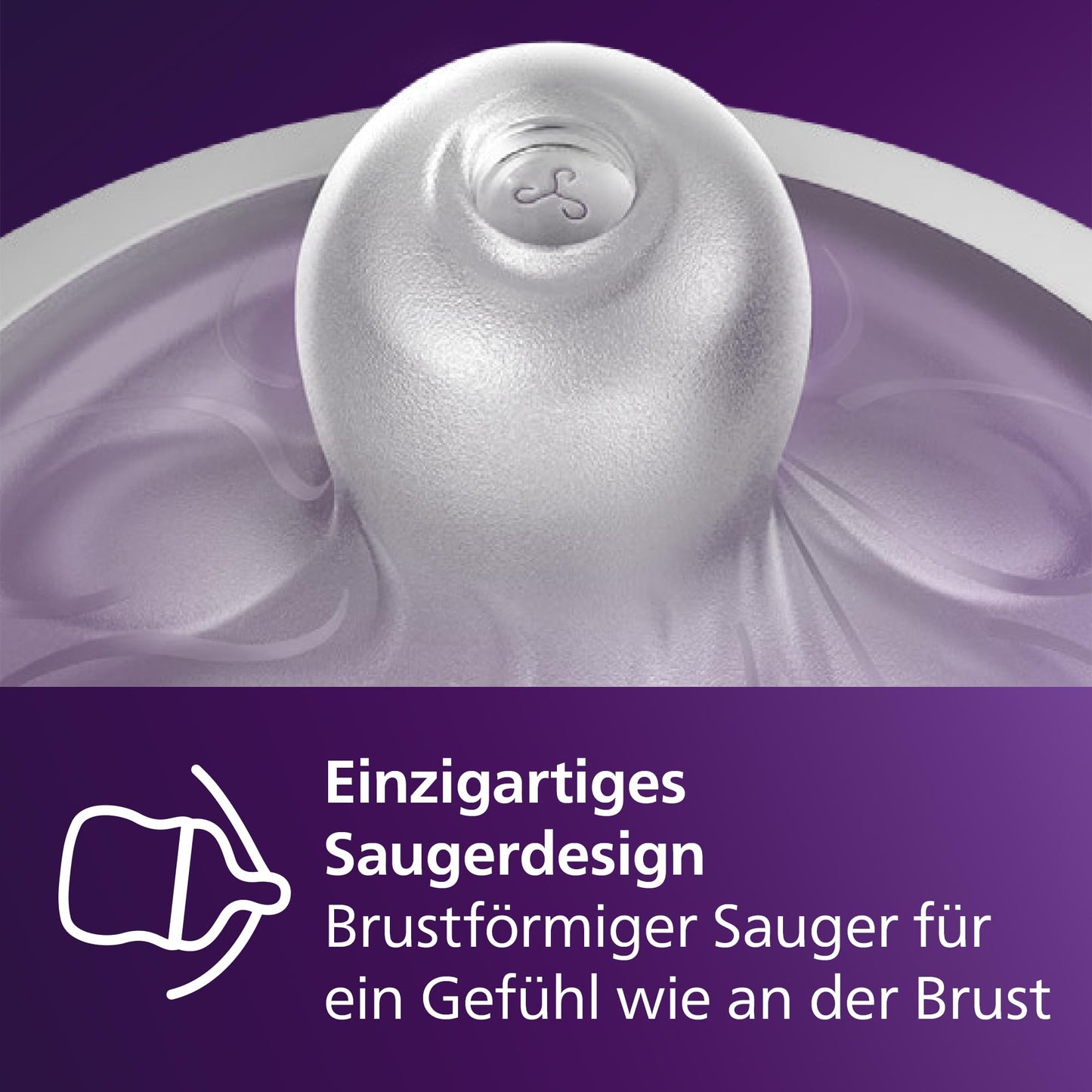 PHILIPS AVENT Natural Response lutipudel 330 ml, voolukiirus 4, lutt alates 3 kuust, SCY906/11