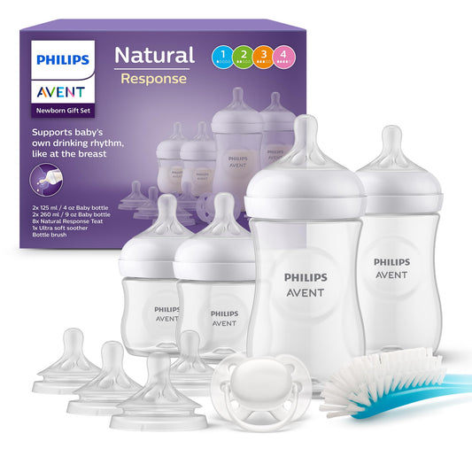 PHILIPS Natural Response beebipudelite kinkekomplekt SCD838/13, 0–12 kuud