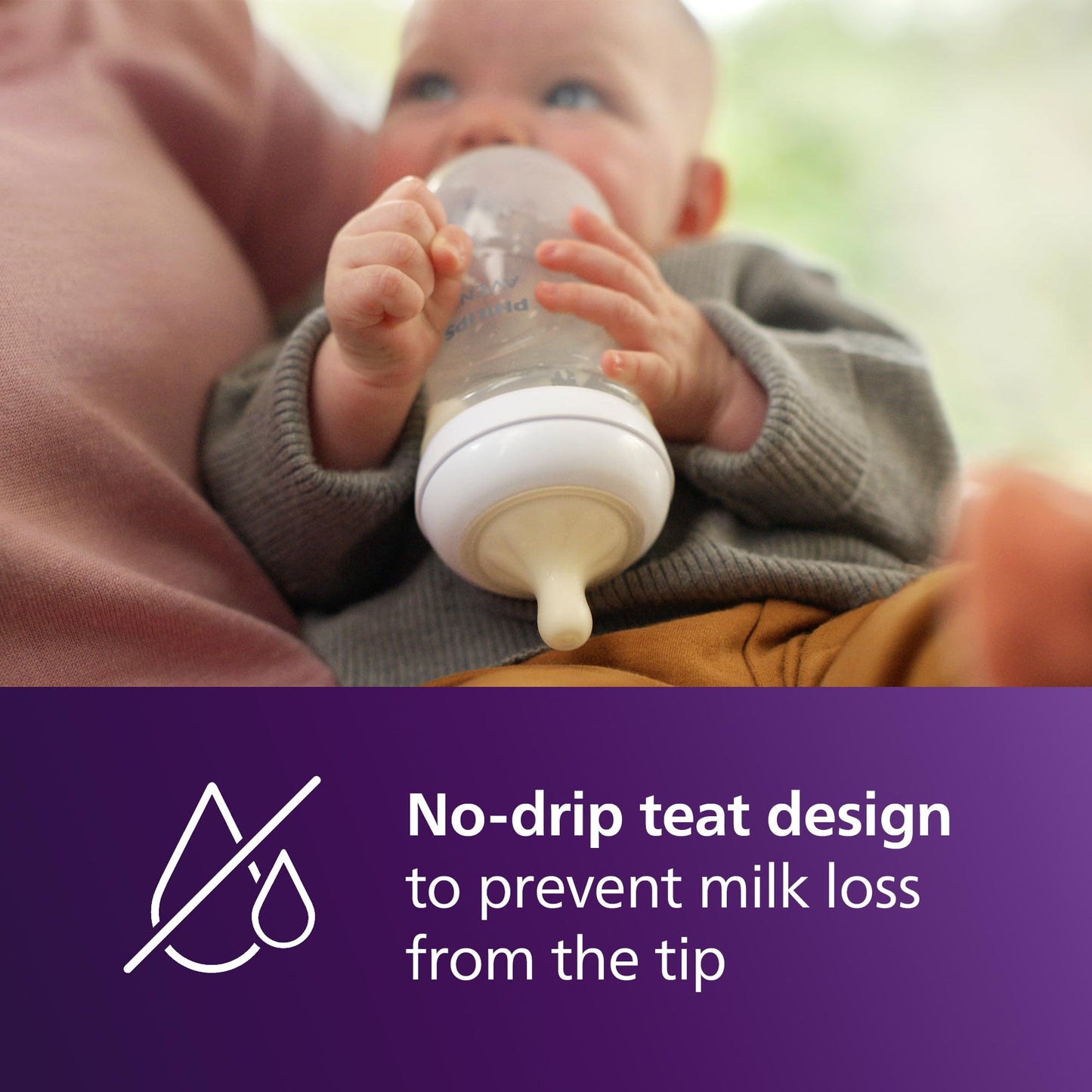 Philips Avent Natural Response lutipudelid 2 × 125 ml, 0+ kuud (SCY900/02)