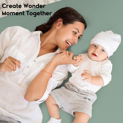 Yoofoss 2-osaline voodilina komplekt beebivoodile, 120 × 60 cm, roheline kaelkirjakumustriga