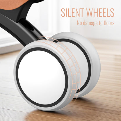 Umatoll beebide tasakaaluratas, 4 rattaga, eemaldatava korviga, must