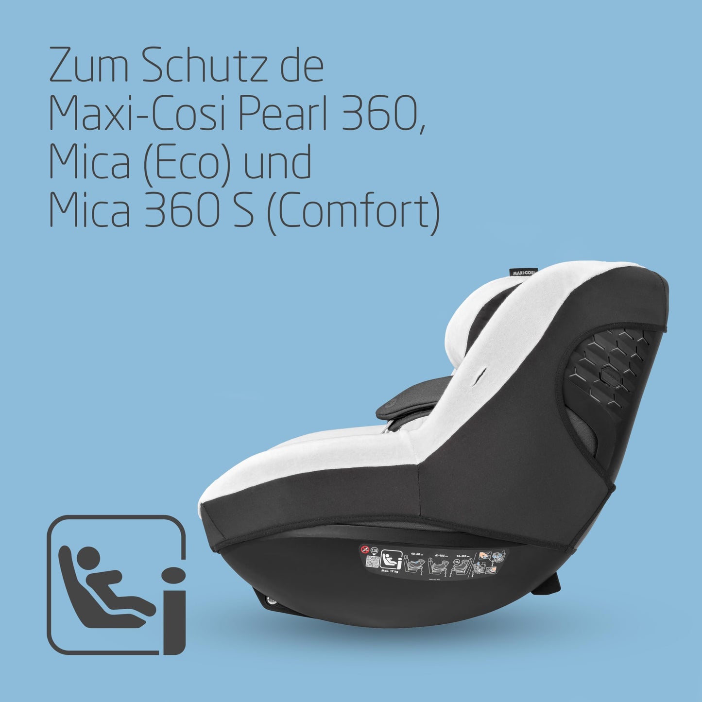 Maxi-Cosi Pearl 360 Pro/Mica 360 Pro suvekate, valge