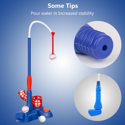 SKERITO laste pesapallikomplekt 4-ühes (T-Ball), sinine, 3–7 a