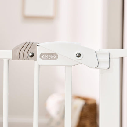 Regalo Easy Step Extra Tall turvavärav, valge, 73,6–90 cm, 91,4 cm kõrge