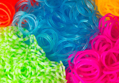 Blinky Loom® XXL creative rubber bands set, 5200 bands and 24 colors