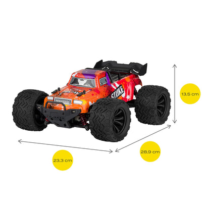 Overmax X-Strike puldiauto – 45 km/h, 4WD, LED-tuled, 2 akuga komplekt