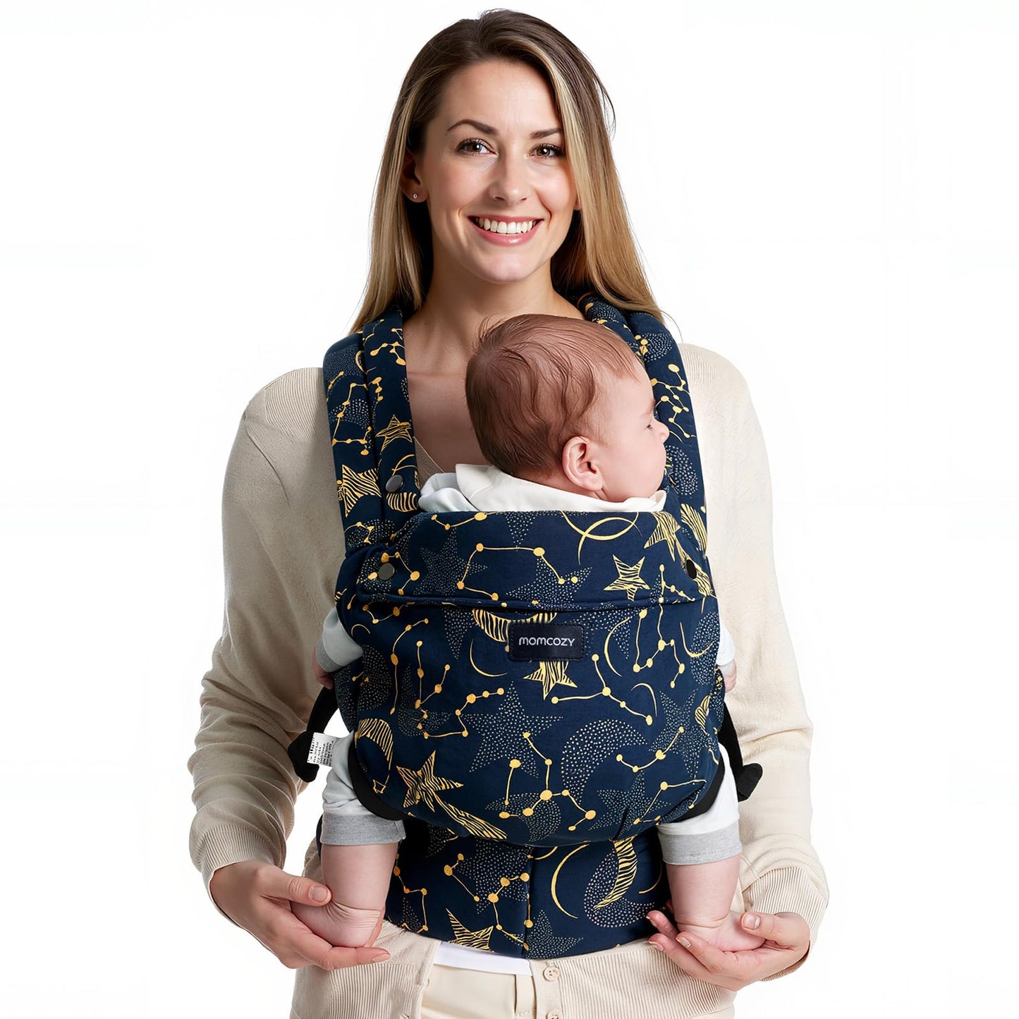 Momcozy beebikandekott Stern, 100% puuvill, alates sünnist, 3,2-20 kg