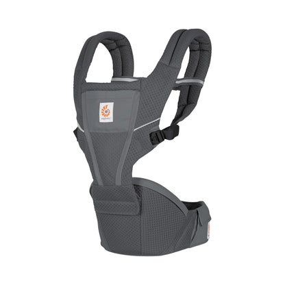 Ergobaby Alta Hip Seat beebikandekott hüftsistmega, SoftFlex Mesh, 4–48 kuud, grafiithall