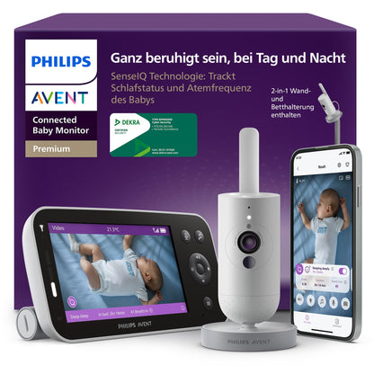 AVENT Premium Connected beebimonitor kaameraga SCD973/26, valge