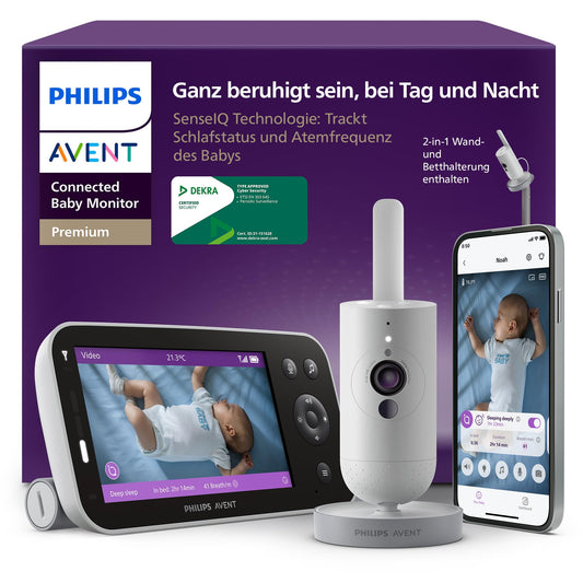 AVENT Premium Connected beebimonitor kaameraga SCD973/26, valge