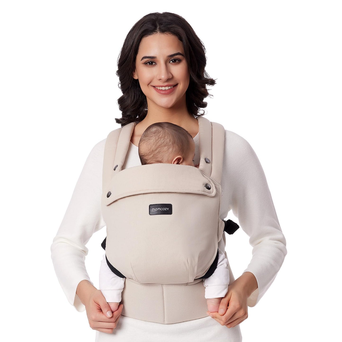 Momcozy beebikandja BC001-1, khaki, 3-24 kuud, 3,2-20 kg