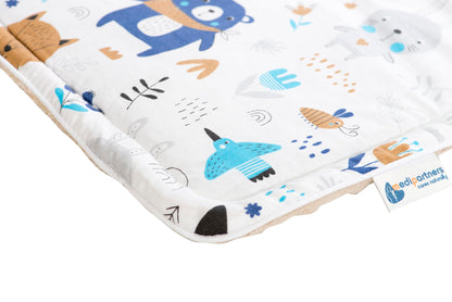 Medi Partners universaalne istmepadi vankrile, Boho animals, beeži Minky, 5-osaline