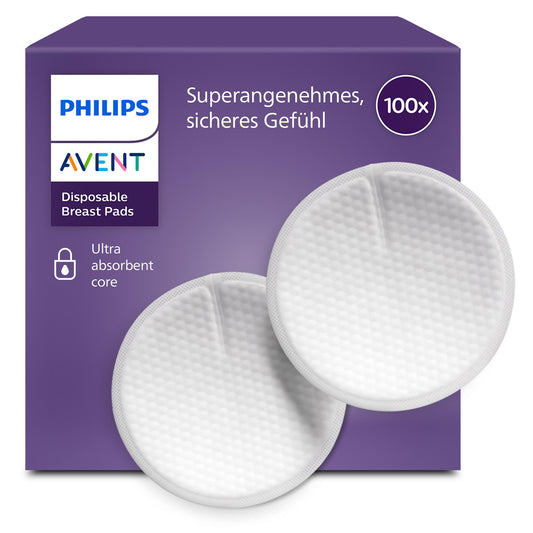 AVENT ühekordsed rinnapadjad SCF254/13, 100 tk, valge