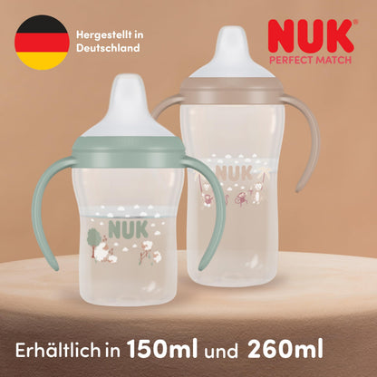 NUK Perfect Match õppetass Miki Hiir, 6+ kuud, 150 ml, beež (Greige)