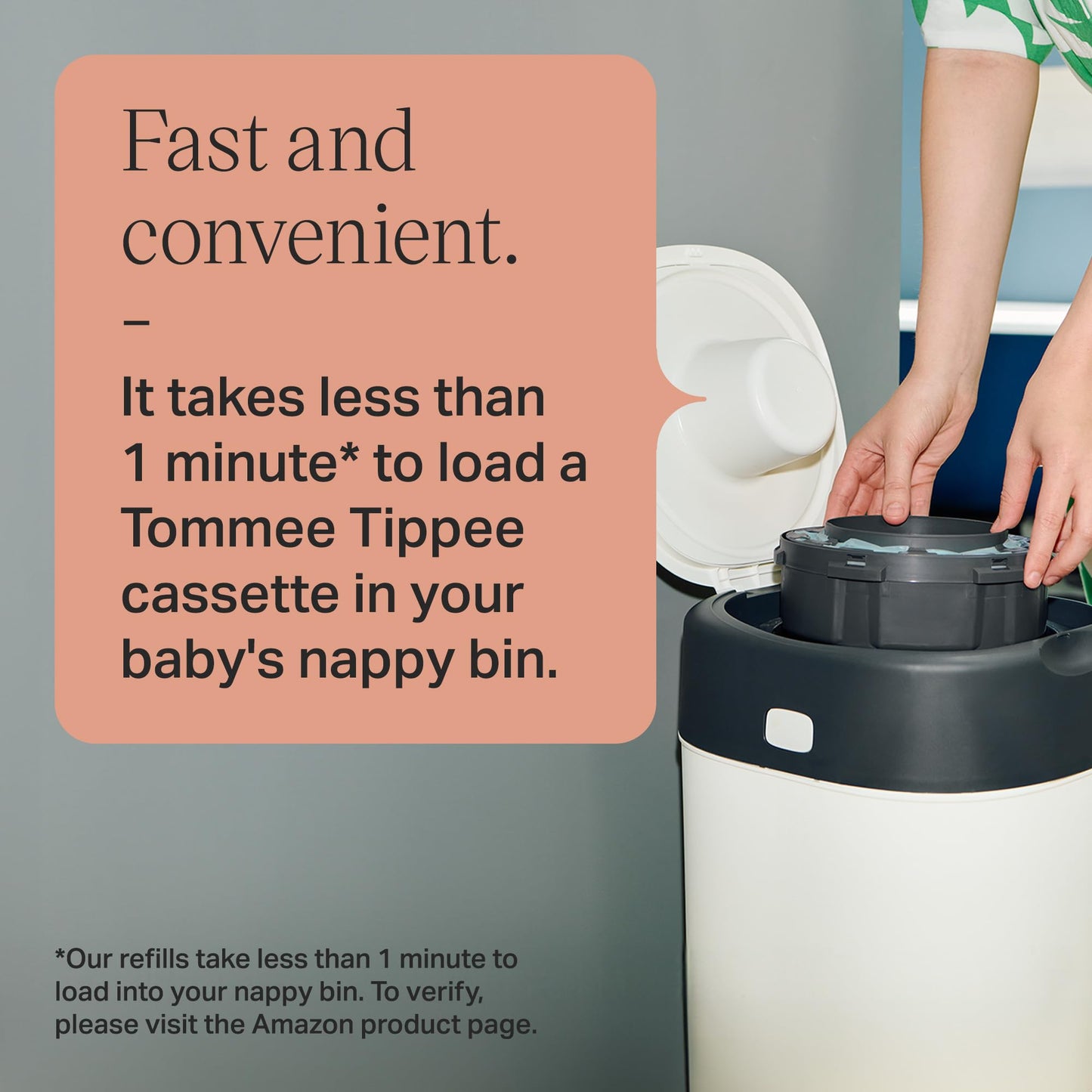 Tommee Tippee Twist & Click mähkmekonteineri kassett, 1 tk