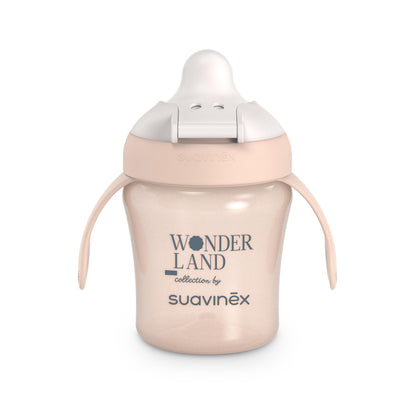 SUAVINEX joogitops Wonderland roosa, 200 ml, +6 kuud