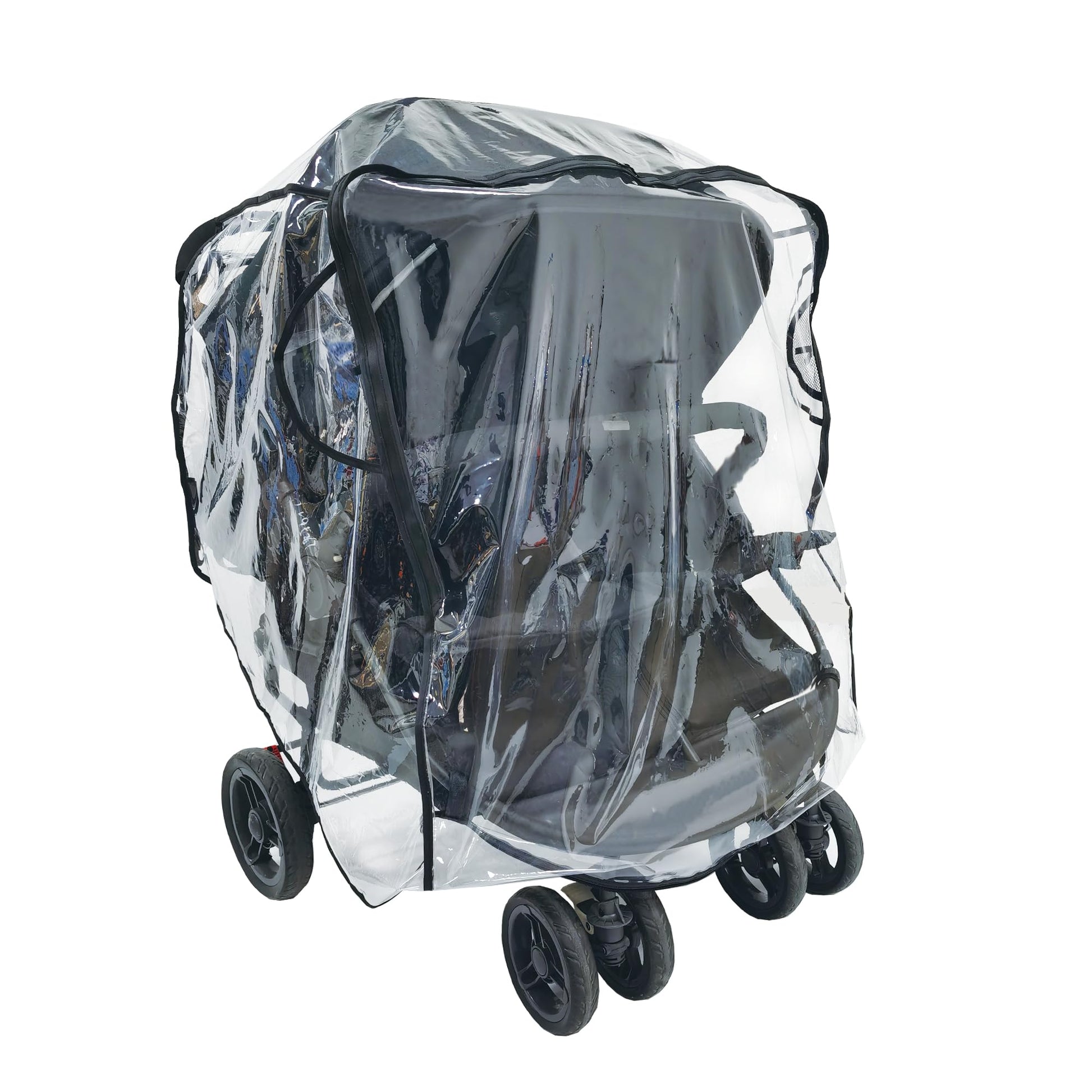 Ezkindheit universal rain cover for double stroller with side-by-side –