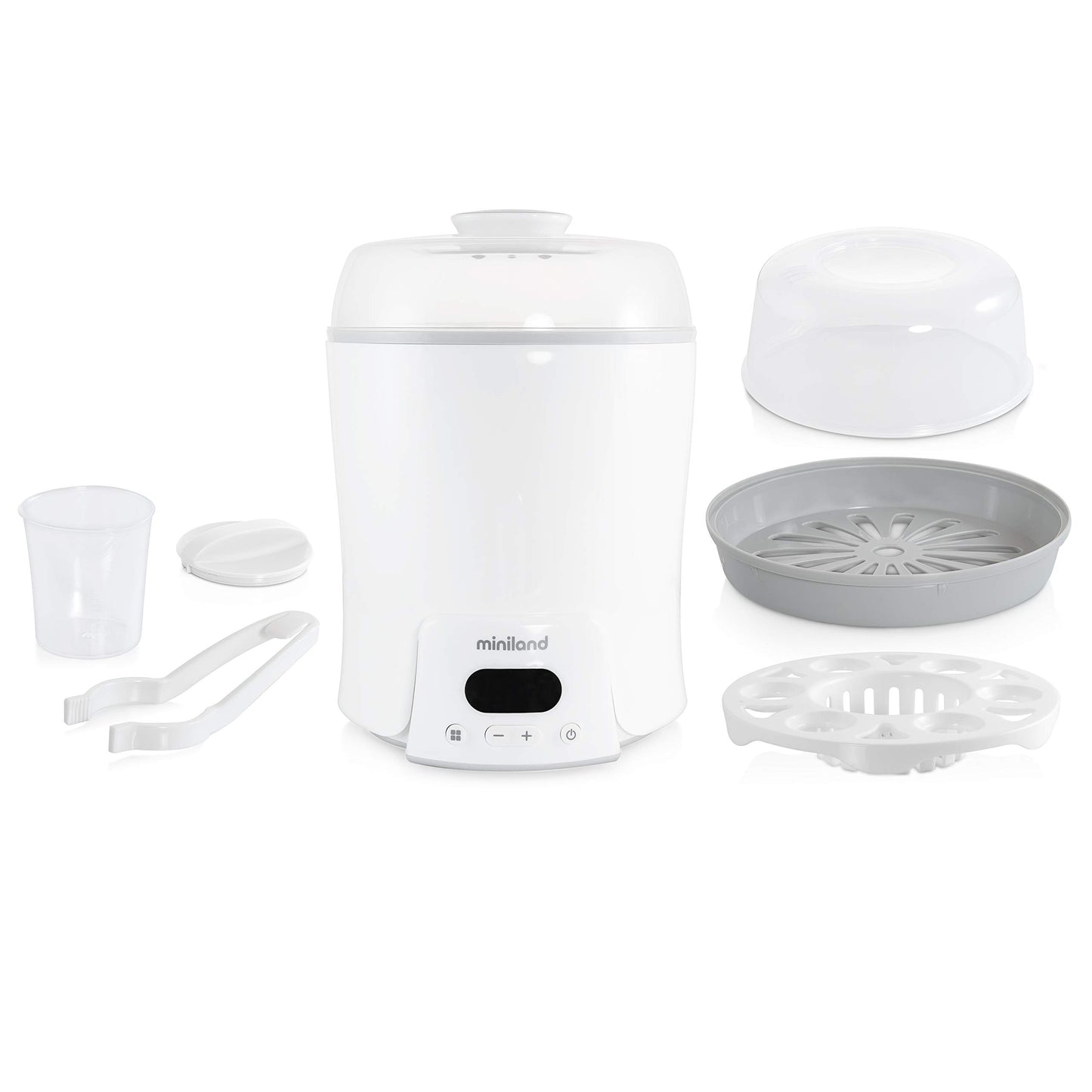 Miniland SUPER 6 – 6-ühes pudelisoojendaja, aurusterilisaator ja auruküpsetaja