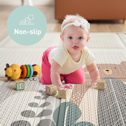 Kokkupandav mängumatt beebile 200 × 130 cm