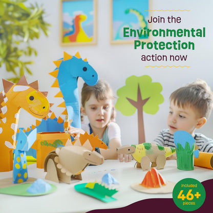 LAOESE dinosauruste teemaline meisterdamiskomplekt lastele