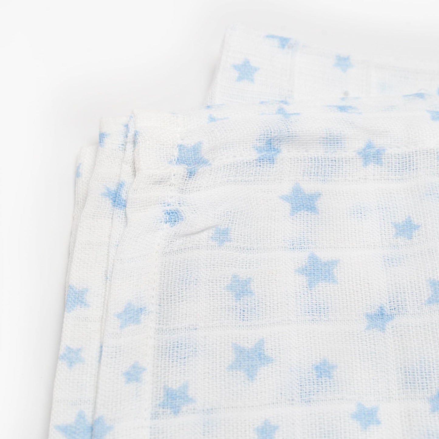 Ti TIN 100% puuvillane musliintekk, hallide tähtedega, 120×120 cm