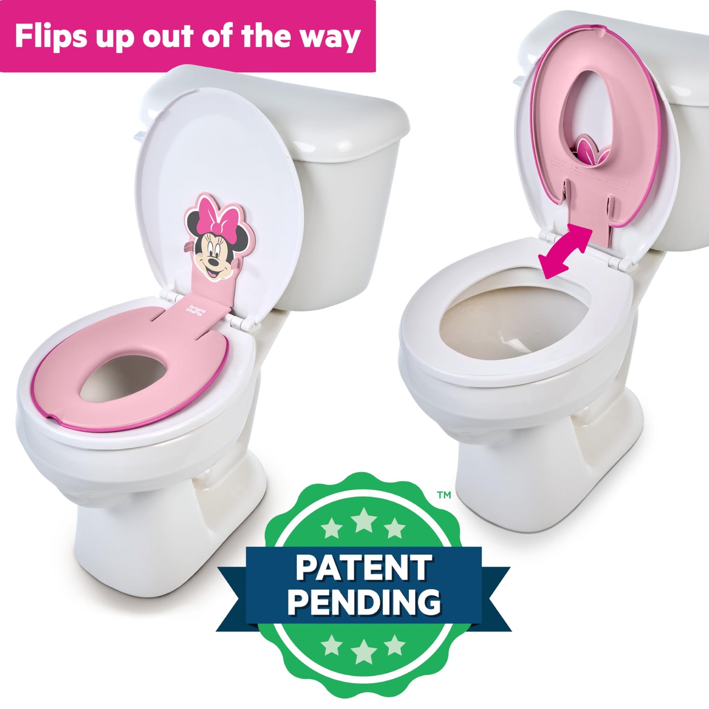 Bright Starts Disney Baby Minnie Mouse Flip & Sit potiiste, kinnitatav prilllauale