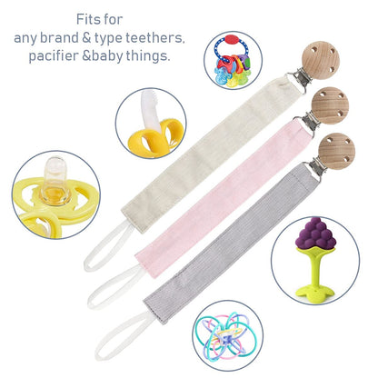 Ruby kangast lutiketi komplekt, 3 tk, puidust klambriga