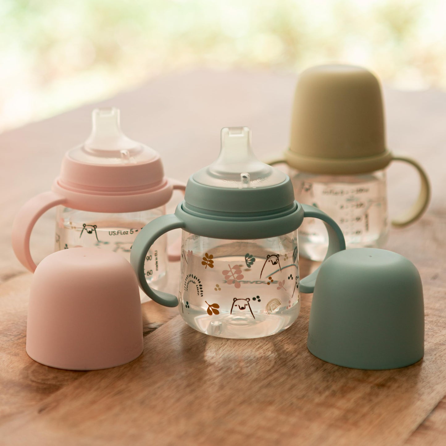 Suavinex treeningtass käepidemetega, 150 ml, hall