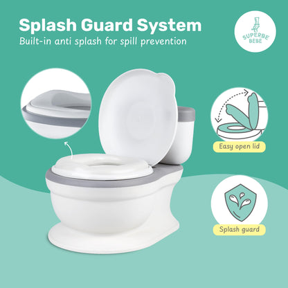 Superbé Bébé heliefektiga treeningpott muusika ja eemaldatava anumaga