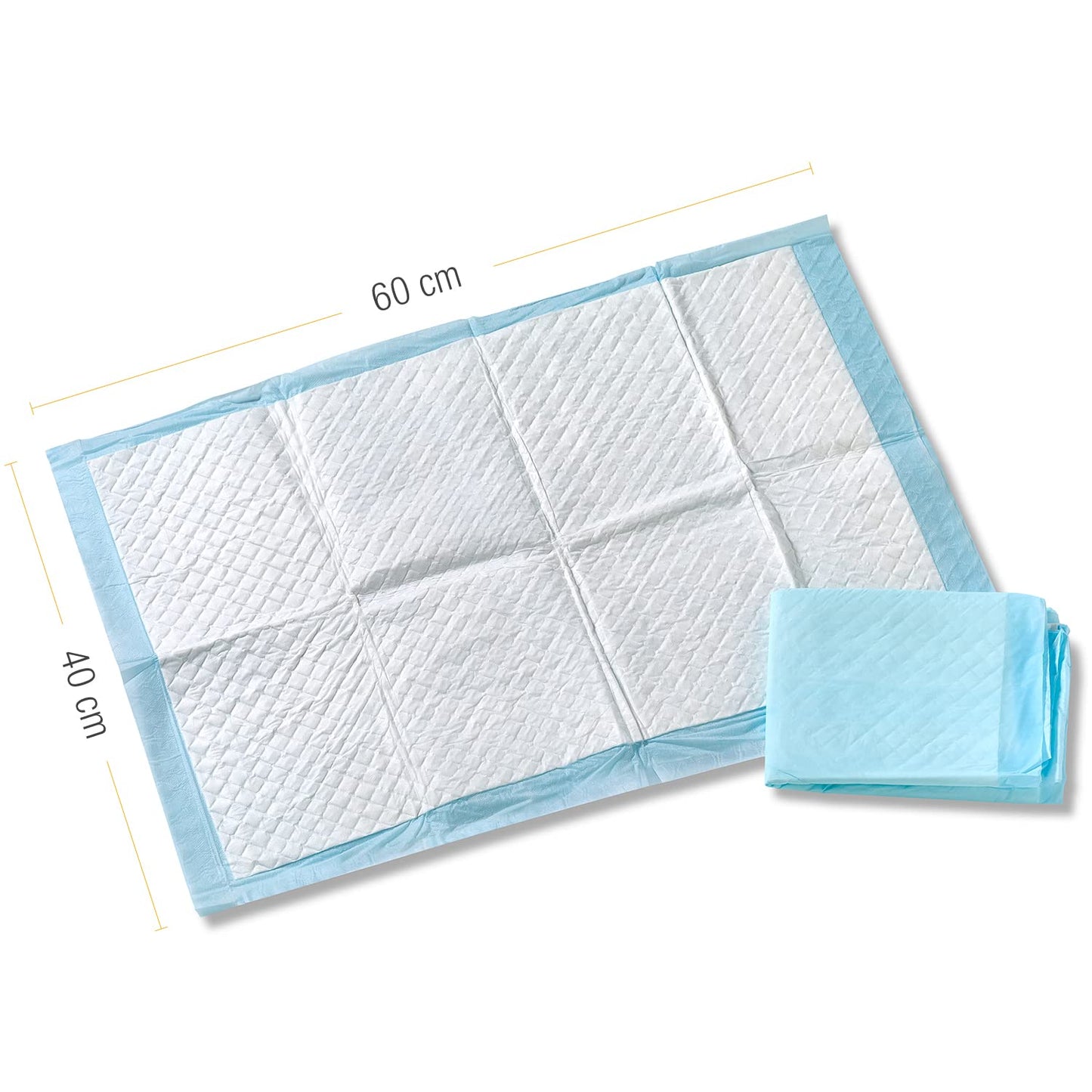 Tigex ühekordsed mähkimisalused beebile, 20 tk (40 × 50 cm)