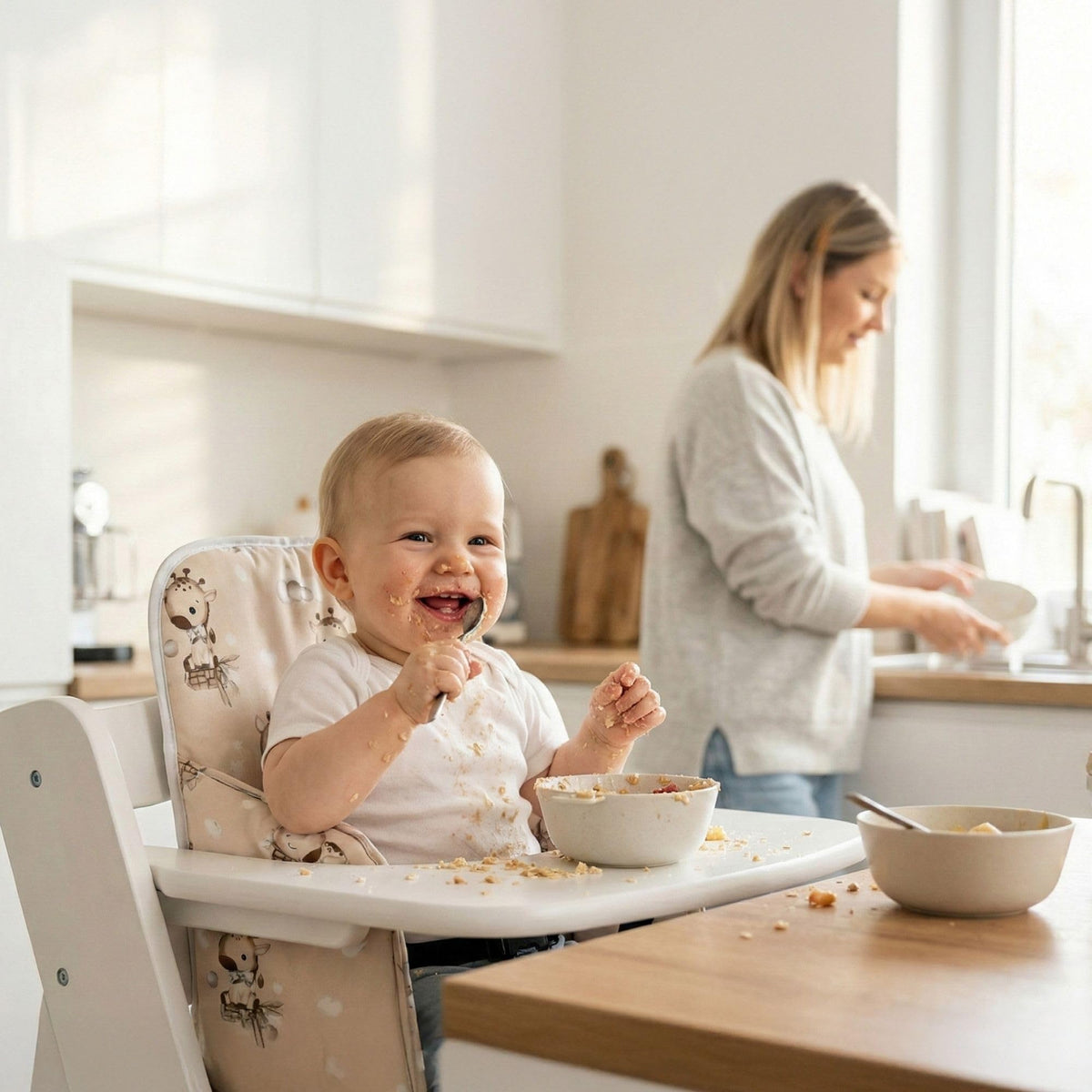 Totsy Baby söögitooli istmekõrgendus hall