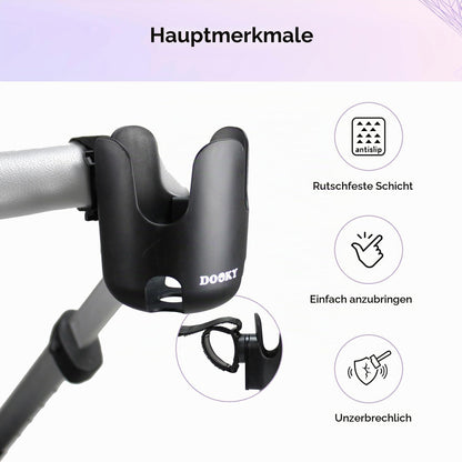 Dooky universaalne joogitopsihoidja vankrile ja jalutuskärule, must, DOOKY128250