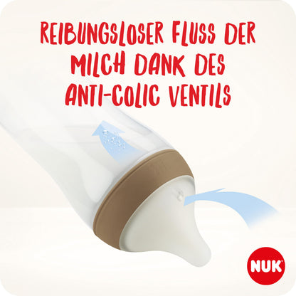 NUK Perfect Match lutipudelite komplekt Winnie the Pooh (Karupoeg Puhh), 4 osa, alates 0 kuust