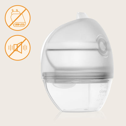Lionelo MILKY 2IN1 rinnapiimakoguja ja silikoonist käsipump LOC-MILKY 2IN1
