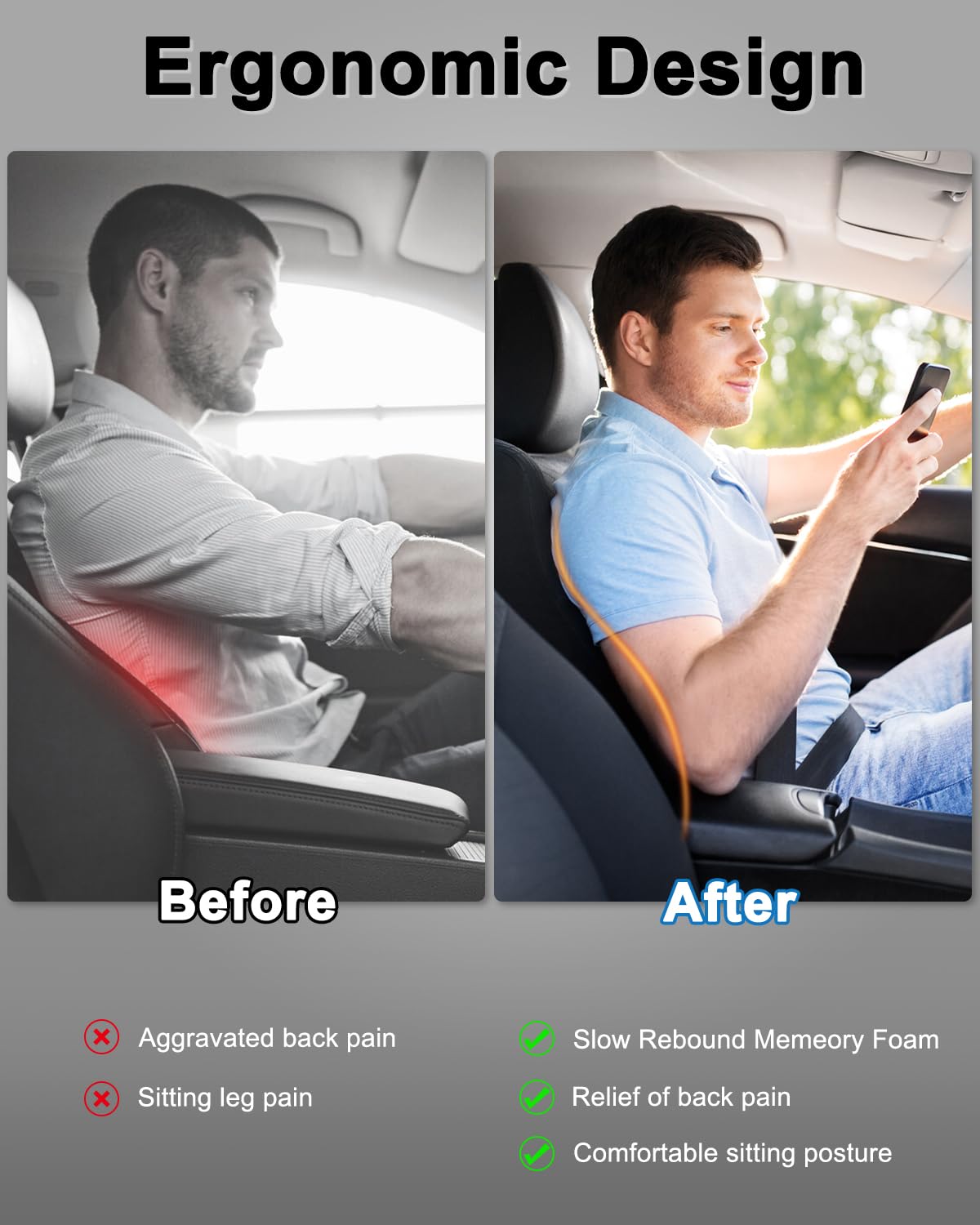 Ergonoomiline nimmetoepadi mäluvahust, must