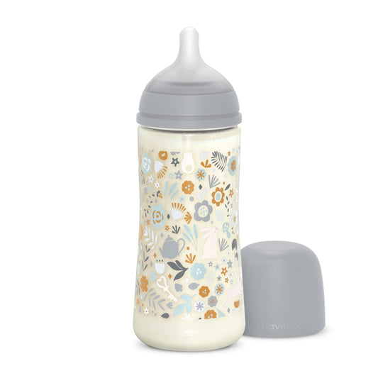 Suavinex 360 ml beebipudel SX Pro silikoonluti ja antikooliku ventiiliga, sinine